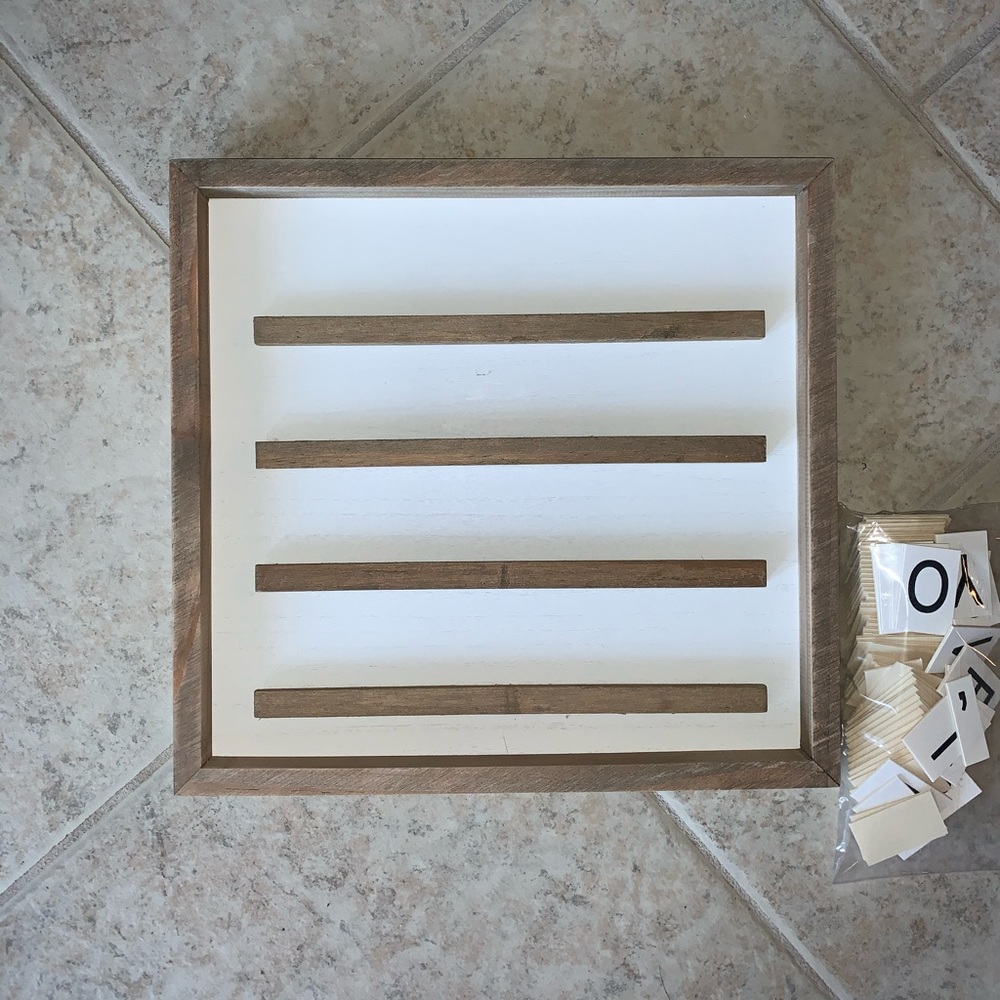 Wooden Letter Board